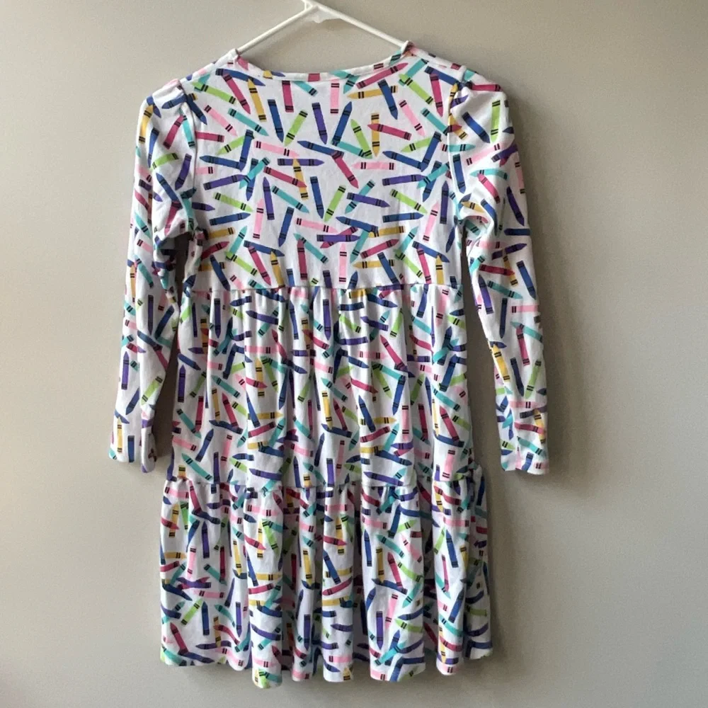 Gymboree White Crayons Dress